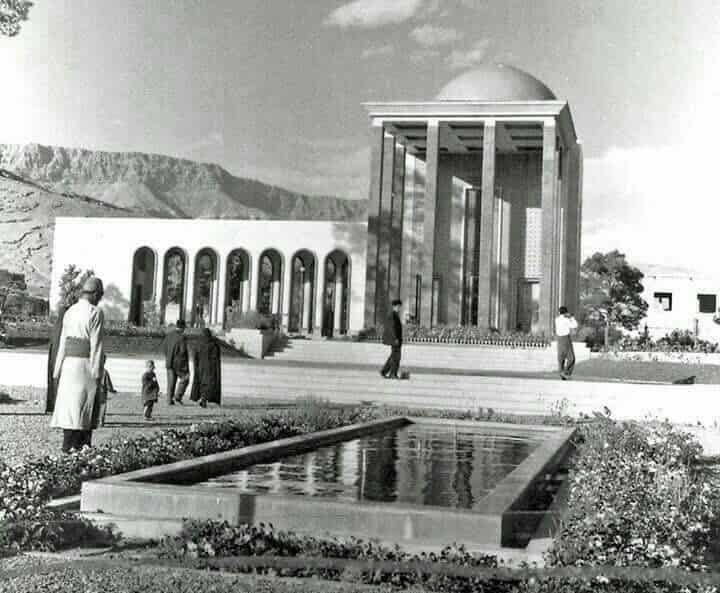 تصویری قدیمی از سعدیه شیراز