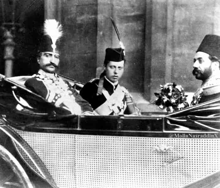 ناصرالدین‌شاه قاجار، شاهزاده لئوپولد و سپه‌سالار 1873
