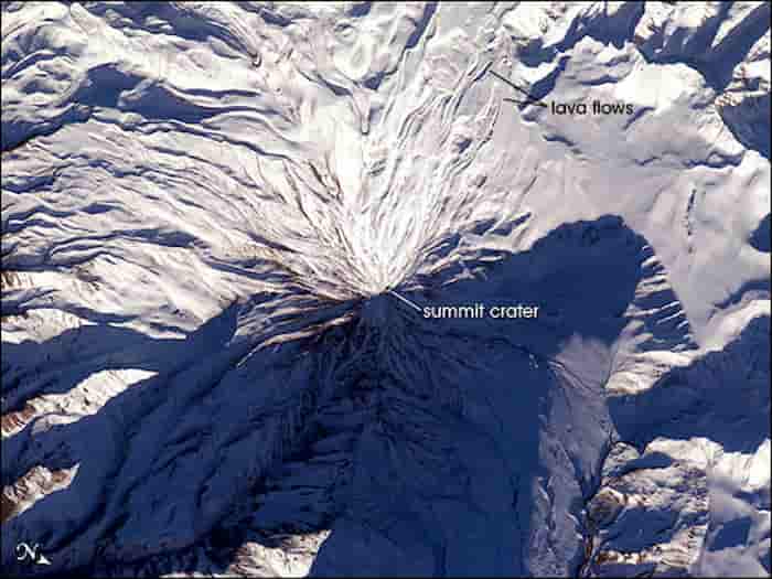 قله دماوند از نگاه دوربین ناسا