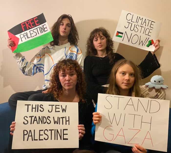 گرتا تونبرگ: در همبستگی با فلسطین و غزه اعتصاب می‌کنم
