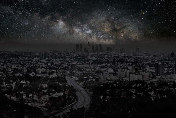 شبی که لس آنجلسی ها کهکشان راه شیری را دیدند