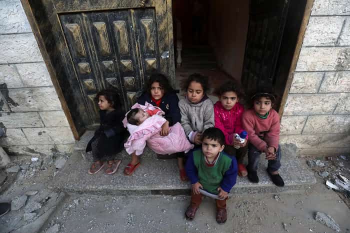 کودکان فلسطینی در رفح