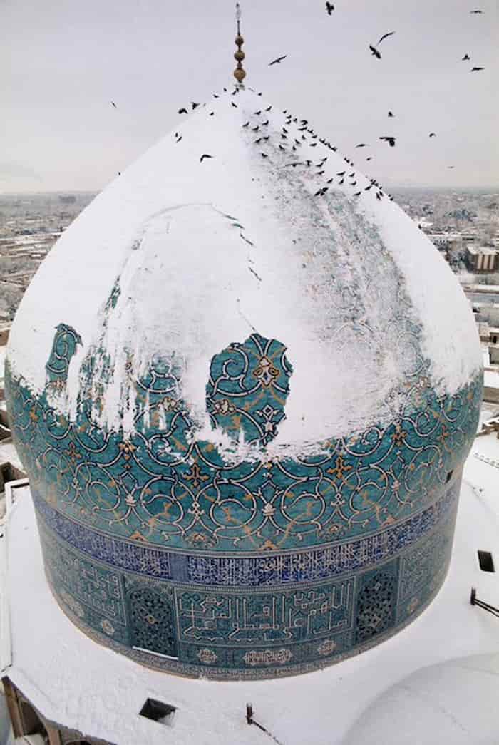 گنبد مسجد شاه اصفهان، ۱۳۵۴