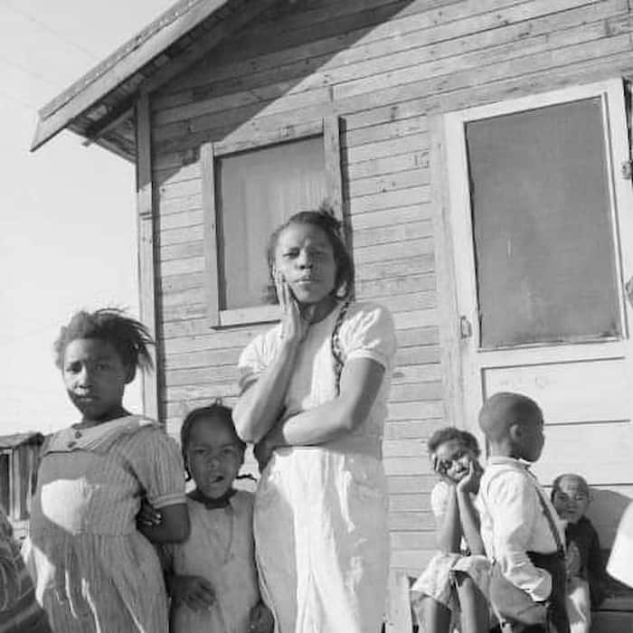 خانواده آفریقایی-آمریکایی در کالیفرنیا، 1939