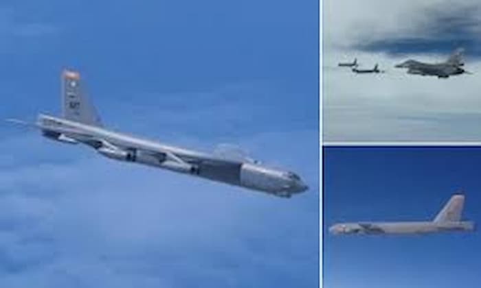 درگیری بمب‌افکن‌های هسته‌ای آمریکا و جنگنده‌های روسی بر فراز دریای بالتیک