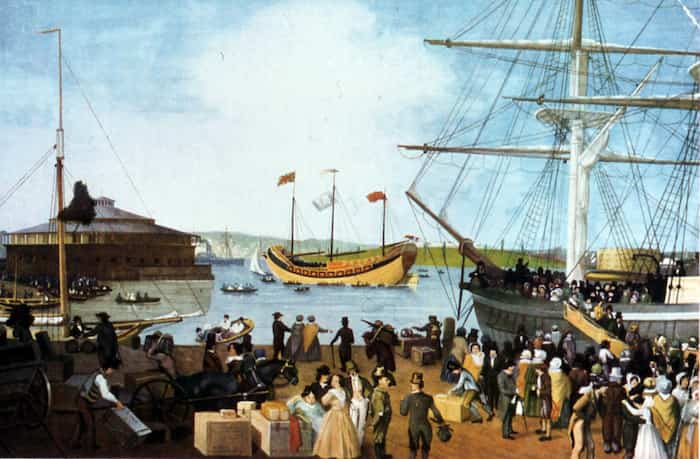 نقاشی نیویورک در سال 1855