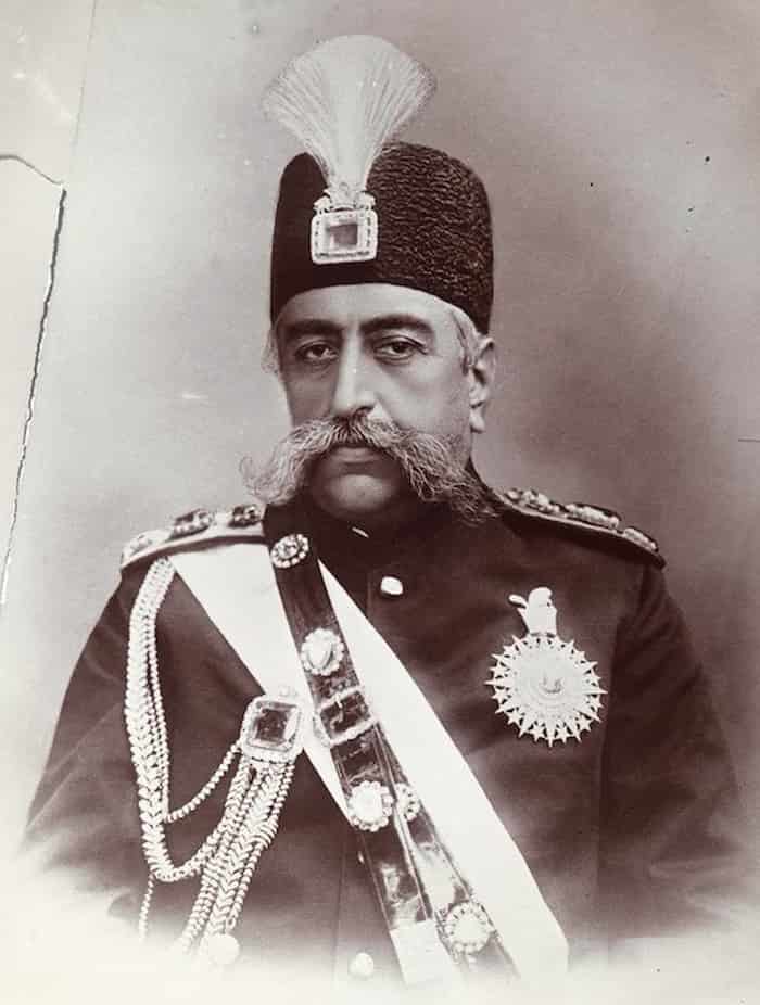 مظفرالدین شاه قاجار عکس از آرشیو بروکلین