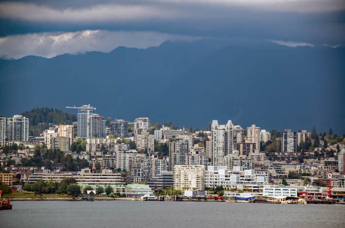 نمایی زیبا از شهر ونکوور