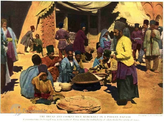 بازار شیراز اواخر دوره قاجار