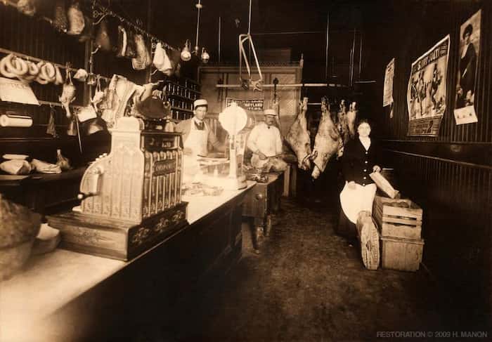 فروشگاه قصابی، پنسیلوانیا - اوایل قرن یبیستم