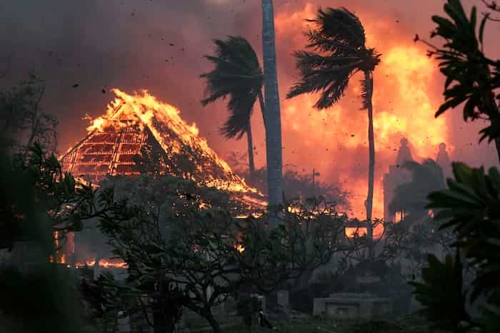 تصاویر ماهواره ای ویرانی کامل ناشی از آتش سوزی در مائوئی را نشان می دهد