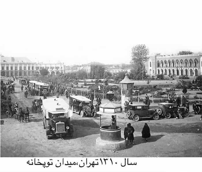 میدان توپخانه تهران سال 1310