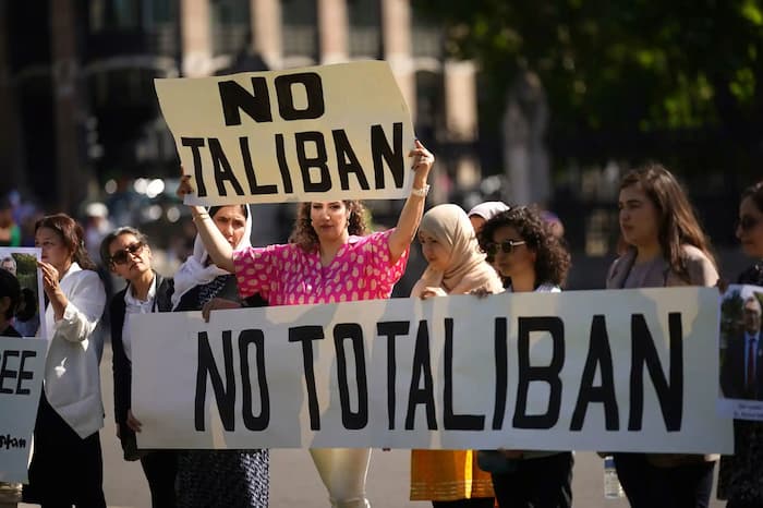 تظاهرات ضد طالبان در انگلیس