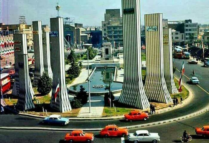 تهران سال ۱۳۴۶ - میدان سپه (توپخانه)