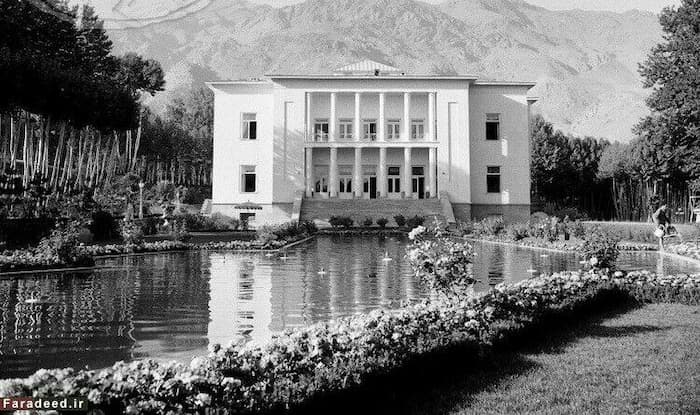 کاخ سعدآباد در تهران ، آگوست 1953
