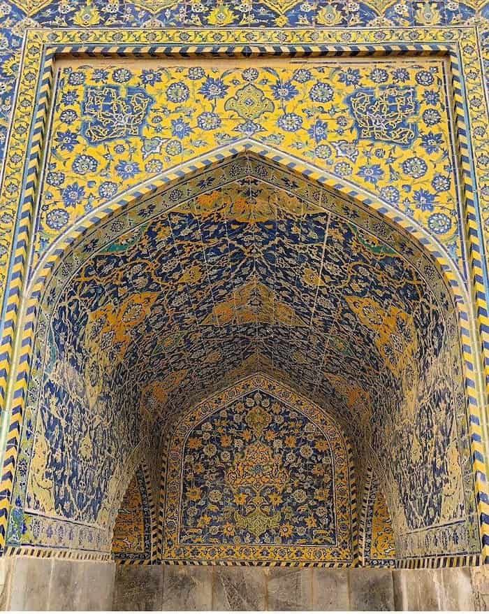 ایوان قبله، مسجد شاه اصفهان
