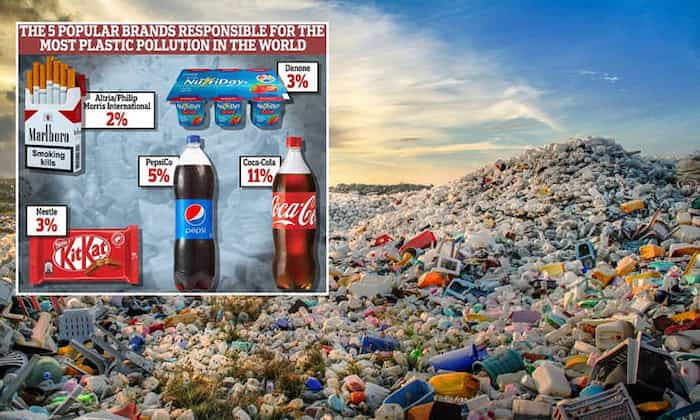 ۵۶ شرکتِ عامل بیشترین زباله پلاستیکی در جهان: کوکاکولا، پپسی و نستله در صدر