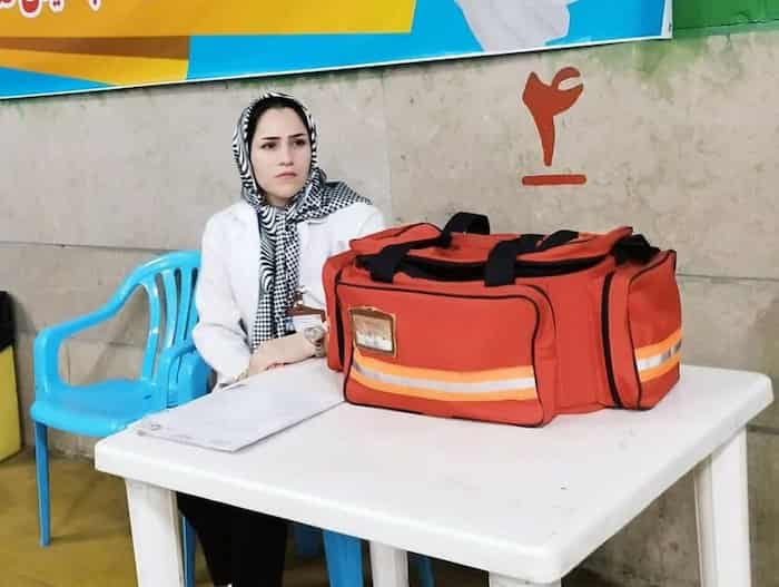 پوشش پزشکی مسابقات بدمینتون دختران فارس توسط هیات پزشکی ورزشی
